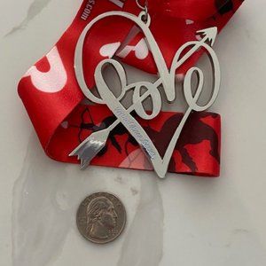 Virtual Pace Series running medal - New You February Cupid Arrow